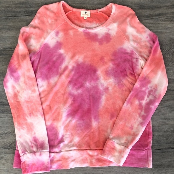 Sundry Tie Dye Crew Neck Women's Sweatshirt- NWT - Picture 3 of 12